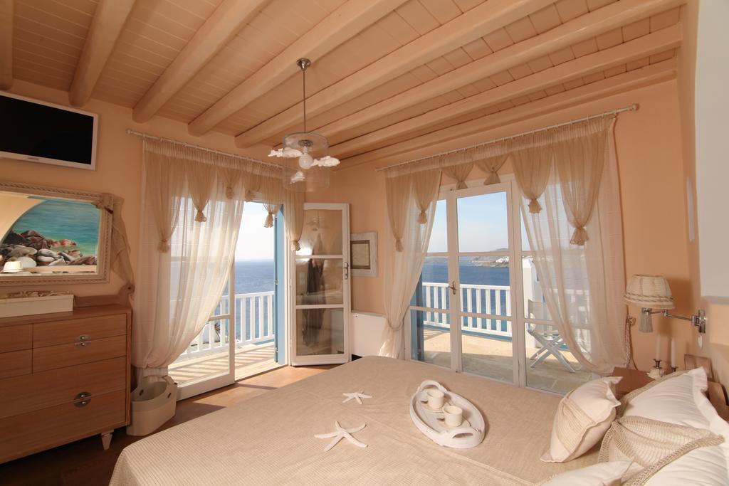 Villa La Vie In Blue à Ornos  Chambre photo